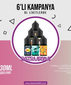 6 Adet 30ml Ekstra Aroma Likit