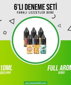 6 Adet 10 ml FULL AROMA Deneme Paketi