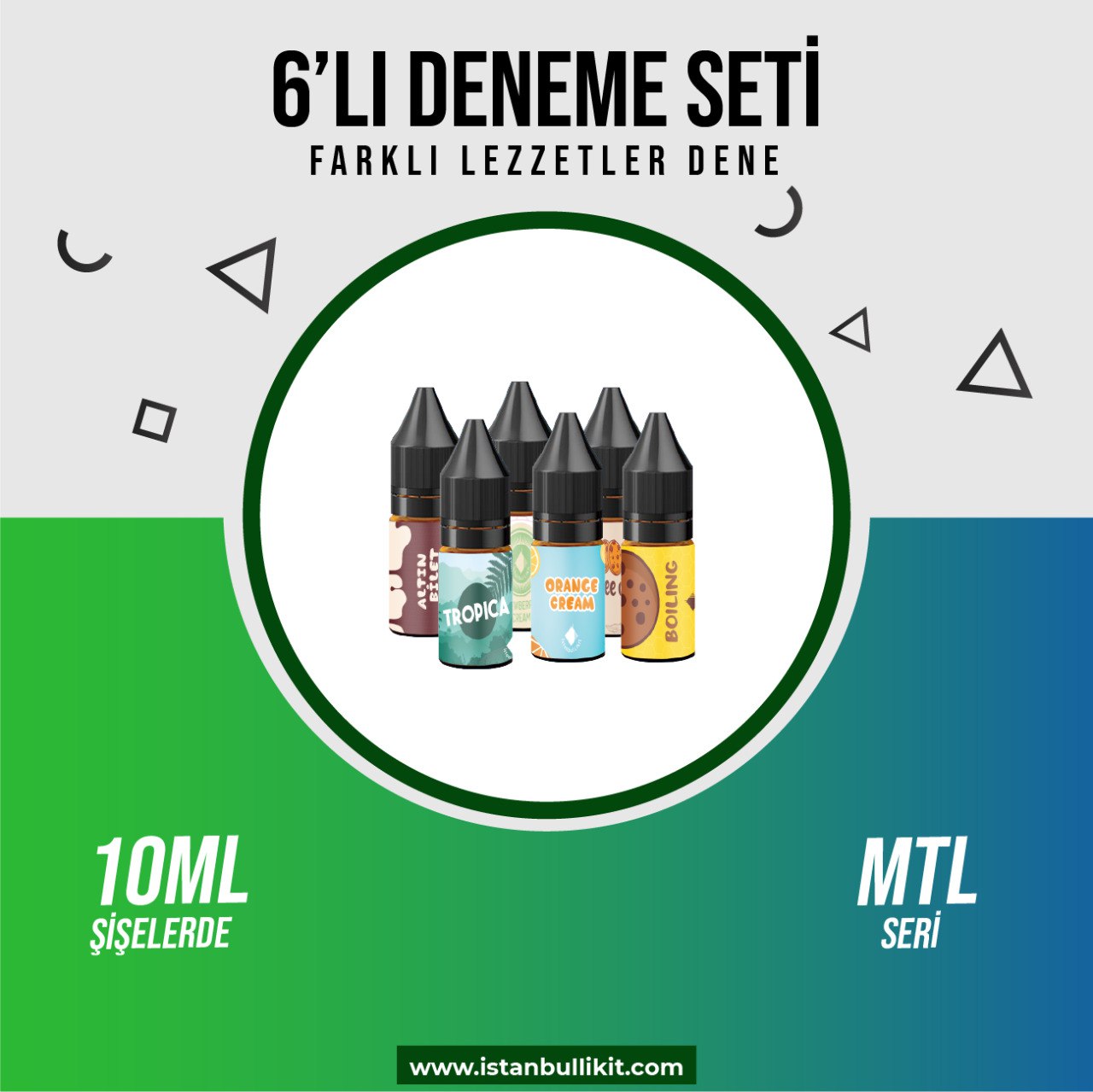 6 Adet 10 ml MTL Deneme Paketi