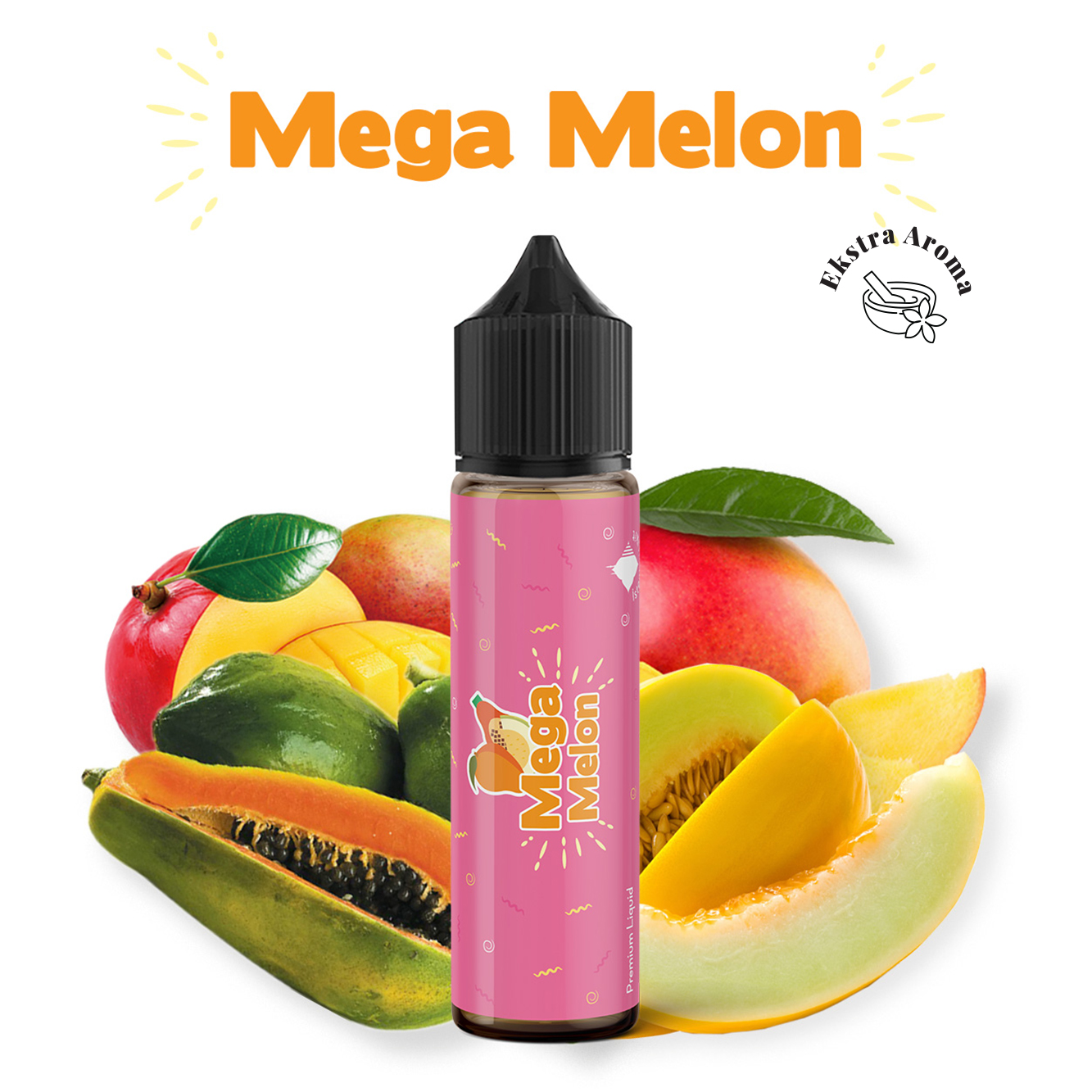 Mega Melon Ekstra Aroma Likit - Görsel 2