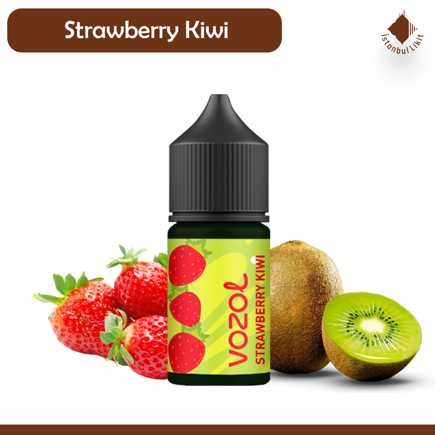 Vozol Strawberry Kiwi Ekstra Aroma Likit - Görsel 2
