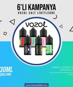30 ml 6'Lı Kampanya - VOZOL Likit SALT VERSİYON