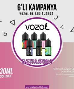 30 ml 6'Lı Kampanya - VOZOL Likit DL EKSTRA AROMA VERSİYON