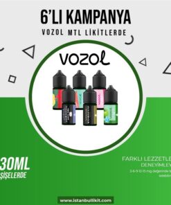 30 ml 6'Lı Kampanya - VOZOL Likit MTL VERSİYON