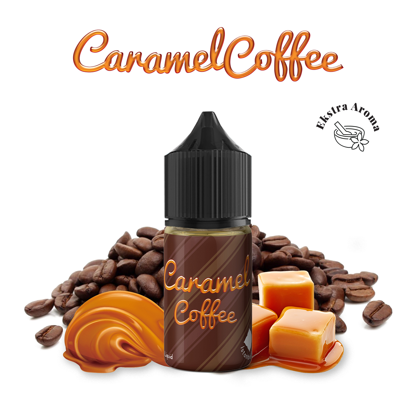 Caramel Coffee Ekstra Aromalı Likit