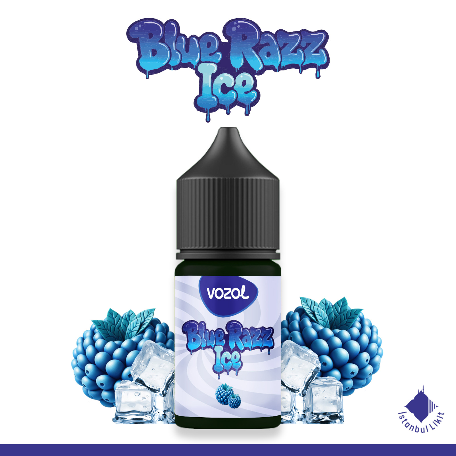 Vozol Blue Razz Ice Salt Likit