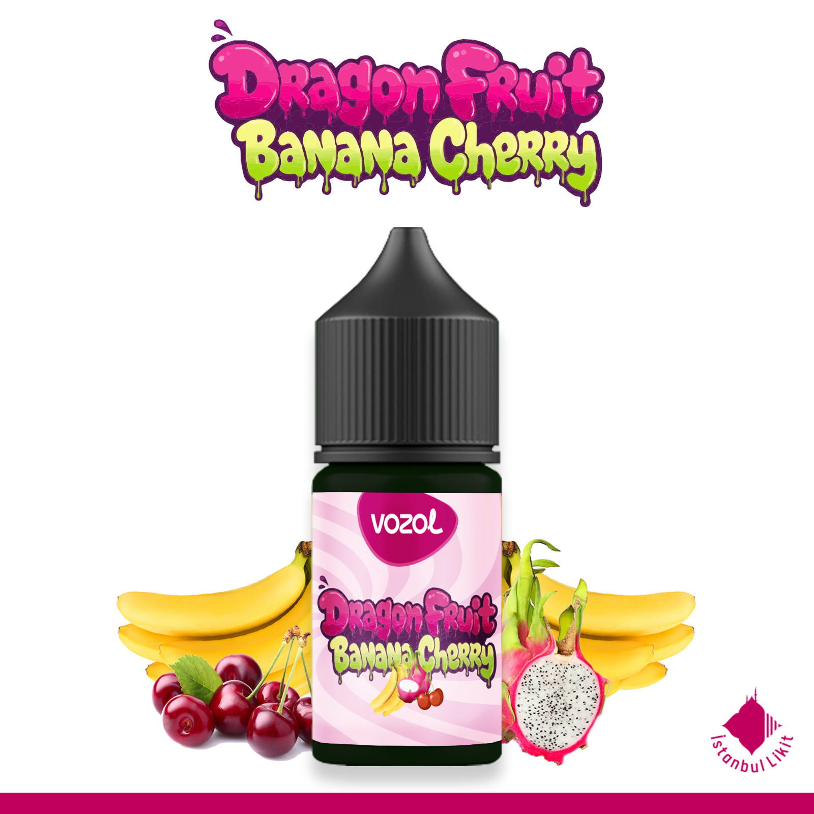 Vozol Dragon Fruit Banana Cherry Salt Likit
