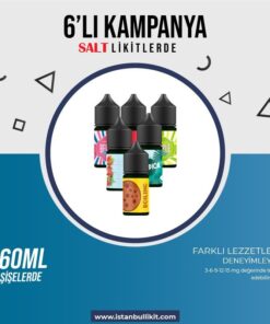 6 Adet 60ml SALT Likit